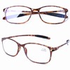 DOOViC DOOViC Blaulichtfilter Computer Lesebrille Braun Schildkröte/Eckig Rahmen Leichte Brille/Lesehilfe/Sehhilfe