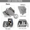 WIBKAE Toiletry Bag for Men, Travel Toiletry Organizer makeup Water-resistant