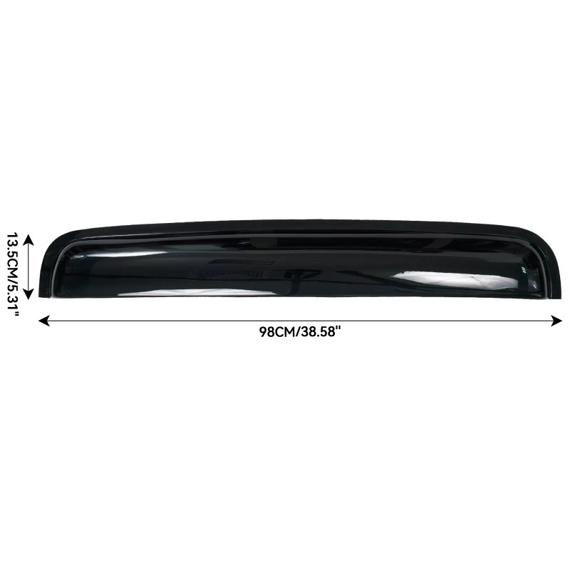 XUKEY Universal38.5" Moonroof Visor Window Top Sunroof Wind Deflector Rain