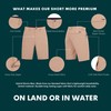 Visive - Pantalones Cortos híbridos de Secado rápido para Hombre,