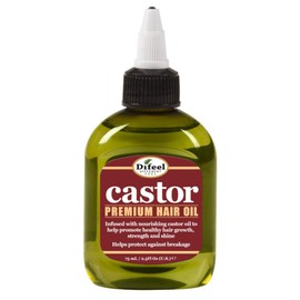 Difeel Aceite para el cabello Castor Pro-Growth 2.5 oz. - Fabricado con aceite de ricino natural para el crecimiento del cabello.