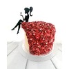 High Heel Girl/Caketopper/Silhouette/Tortenstecker/Frau/Kuchen/Desert