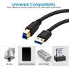 Jelly Tang USB 3.0 Cable A to B 3Ft, Superspeed