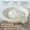 Bulka Large Round 9" 1kg Groove Banneton Bread Proofing Basket