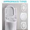 Pack of 12 Toilet Seat Cover Buffers, Toilet Seat Buffers,