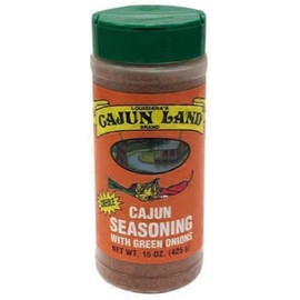 Cajun Land Creole Cajun Seasoning with Green Onions 15 Oz