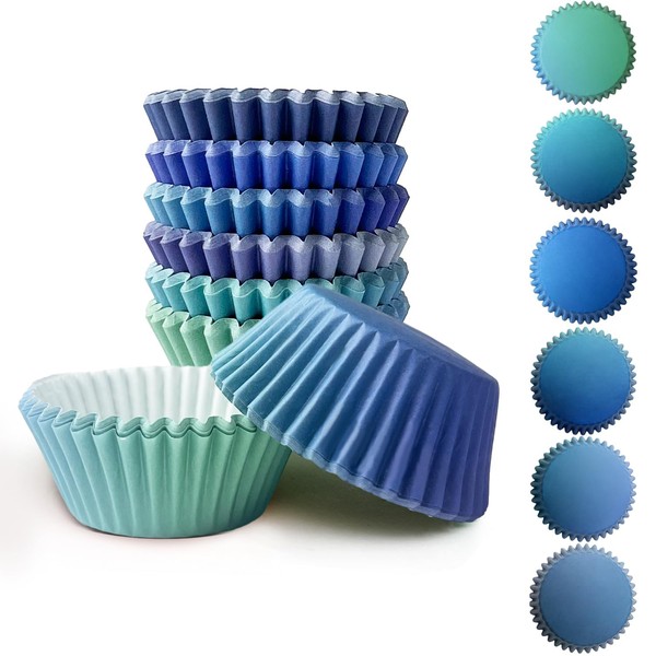 qiqee Standard Cupcake Liners Cupcake Cups 300-Count Food Grade Pink