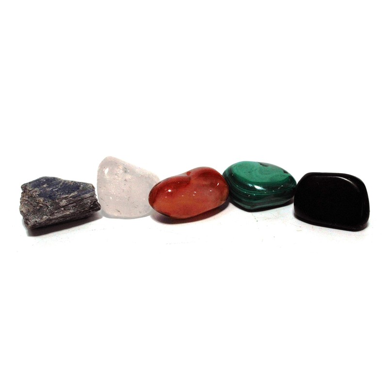 Reiju Crystal Gemstone Tumble Stone Set for Energy - Gift
