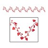 Gleam 'N Flex Heart Garland (red) Party Accessory (1 count)