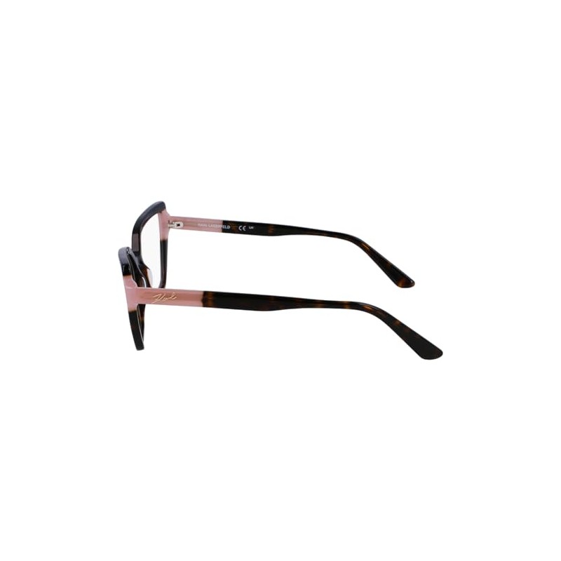 KARL LAGERFELD KL6131 Sunglasses, 243 Dark Tortoise/Rose, 6 1/2