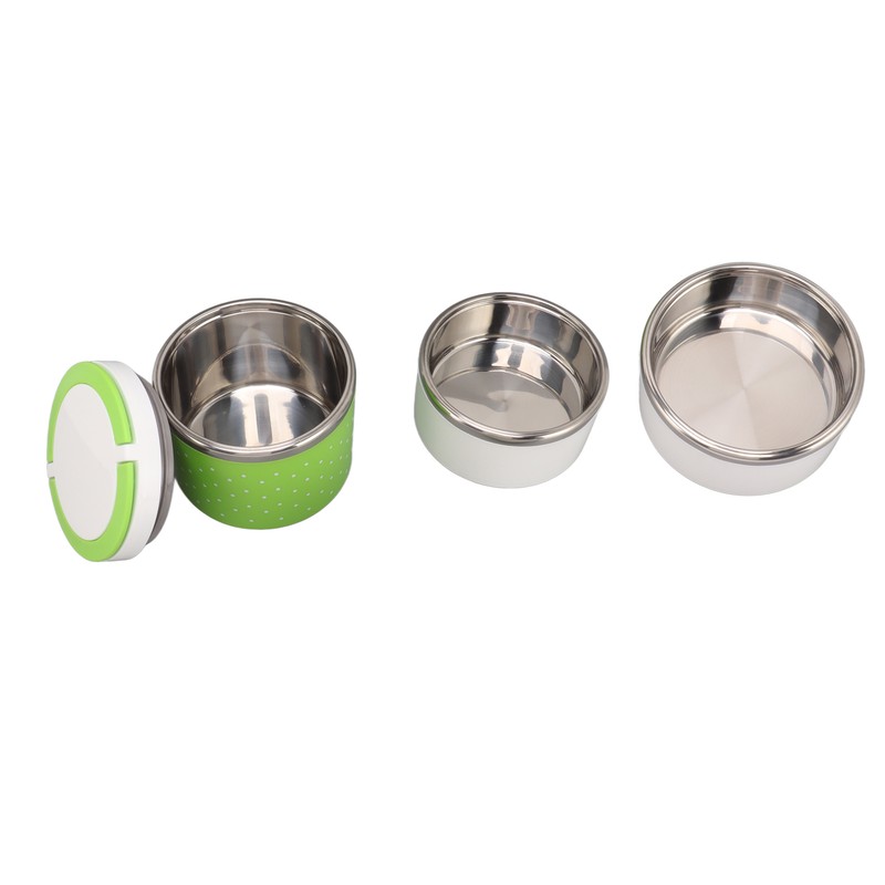 Stackable Stainless Steel Thermal Lunch Container Leakage Proof Retain Freshness