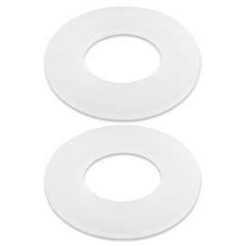 AUGREX 2Pcs Toilet Silicone Gasket Flush Valve Seal Compatible with Caroma Geberit M5