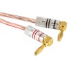 Poppstar Banana plug angled, for cables up to 4 sq
