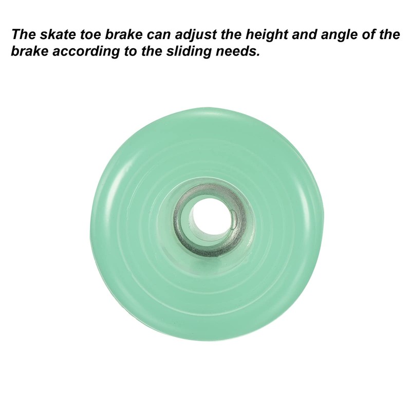 PATIKIL Roller Skate Toe Stops with Screwdriver, 1 Pair 82A