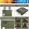 TOMKID 5200°F Fireproof Document Box, Fire Important Document Organizer with
