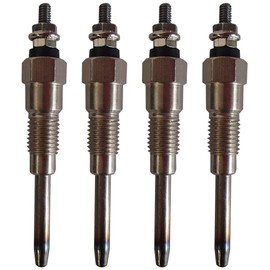 Set of 4 New Glow Plug Fits Bobcat, Fits Kubota 3 Series with V2203 Engine, 753, 763, 773, 7753, S-150, S-175, S-185, S150, S175, S185 Models Interchangeable with 6655233, 6655233