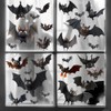 VELUMI Halloween Window Clings, Static Cling Stickers for Glass (Bat2)