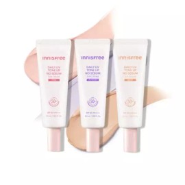 Innisfree 이니스프리 데일리 UV 톤업 노세범 선크림 50mL (3종 택1) [핑크] Innisfree Daily UV Tone-Up No-Sebum Sunscreen 50mL (Choose 1 of 3) [Pink]