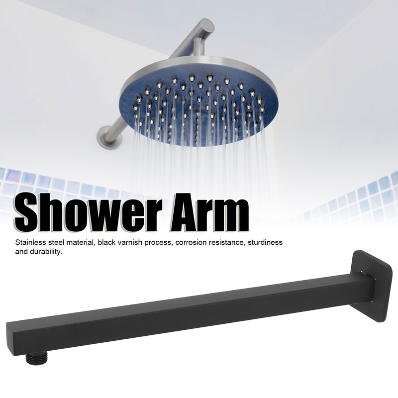 NPT1/2 41cm Shower Arm Concealed Wall Mounted Shower Head Extension