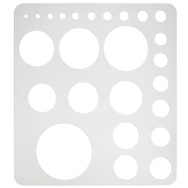 BENECREAT Metal Oval Stencils, 304 Stainless Steel Shape Stencils Drawing Templates for Drafting, Architect Tool, Sketching Painting