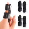 Zvorgath 4 Pack Adjustable Finger Splints, Finger Support Brace &