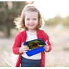 CreaDesign, Children's Lunch Box, Lunch Box, Blue with Compartments, Ideal