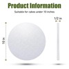 Bekoetoz 10-Pack Round White Cake Drum Board 10 Inch Sturdy