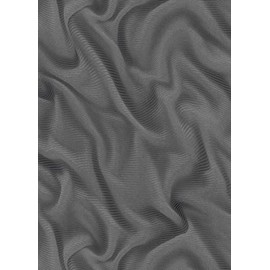 Sample for Display Purpose only.Concord Wallcoverings Textured Wallpaper Fabric Wicker Stripes Waves, Black Grey, 7 in x 10 in, 10195-15