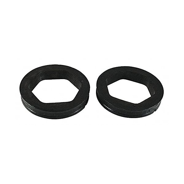 Dayton Motor Mounting Rings, 2-1/4 Outside Dia. (In.), 2 PK,