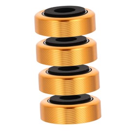 IWOWHERO 4pcs Aluminium Alloy Vibration Speaker Pads Isolation Feet Cushions for Amplifiers Durable Shockproof Furniture Pads for Enhanced Sound Quality and Vibration Control