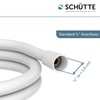 SCHÜTTE 63878 1.5 m Shower Hose with Twist Protection Shower