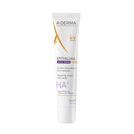 ADERMA, Epitheliale Ultra Repair, Crema Reparadora Antimarcas con FPS 50+, 40 ml
