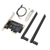 WiFi 6 PCIe Card AX3000Mbps 2.4GHz 5GHz Dual Antenna BT5.2