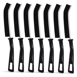 Crevice Cleaning Brush (7pcs), Gap Brush for Cleaning Hard Bristle Cleaning Tools for Baseboard Mesh Screen Sliding Door Track, Bathroom, Shower, Window, Household Use Scrub Brushes for Deep Cleaning