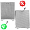 SPARES2GO Metal Mesh Filter compatible with Rangemaster Cooker Hood/Extractor Fan