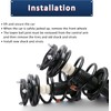 MOSTPLUS Rear Pair Complete Struts Spring Compatible for 2013-2017 Honda