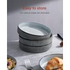 famiware Star 7.5" Pasta Bowls Set, Salad Bowl Set of