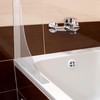 2 Pcs Bathtub Splashing Guard Acrylic Shower Tub Corner Water