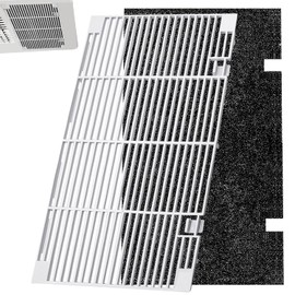 Taiss RV A/C Ducted Air Grille with Filters Duo-Therm Air Conditioner Grille Replacement for Dometic 3104928.019 Parts,Air Conditioner Vent cover(Polar White) F-111