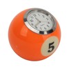 Ball Shape Table Clock Billiards Ball Clock Resin Accurate Decorative