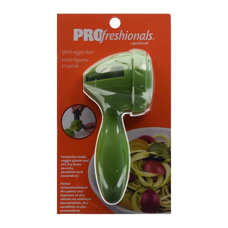 Profreshionals Spiral Vegetable Slicer Cutter Trimmer Spiralizer Salad Maker Food