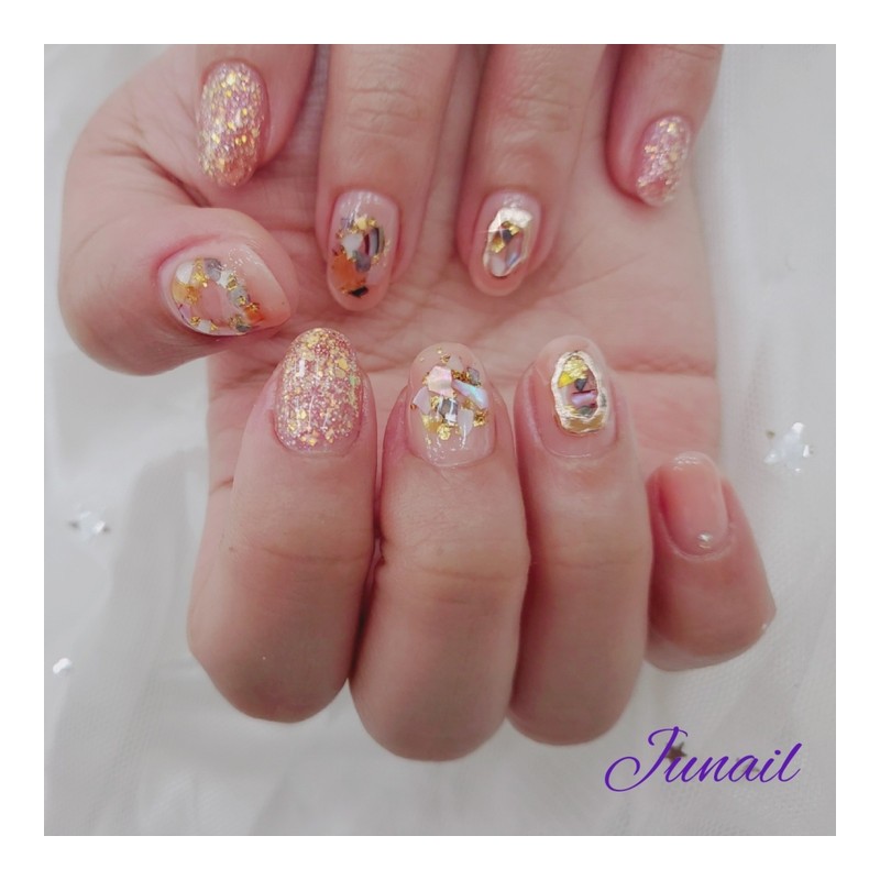  Autumn handmade nail tips ✨ - Short C curve
