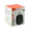 Portable Green Speaker with RGB Lights Multiple Inputs Handle &