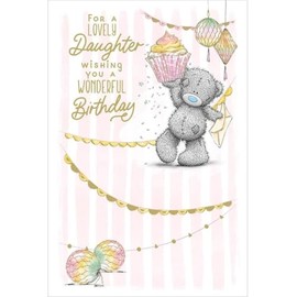 Me To You Lovely Daughter Tatty Teddy Birthday Card