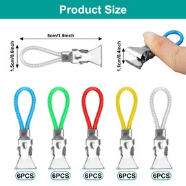 Pack of 30 Hangers for Towels Stainless Steel Waterproof Towel Clips with Hanging Eyelet Multifunctional Coloured Towel Clips for Hanging Without Sewing for Bathroom Kitchen Balcony for Washcloths (5