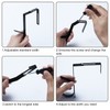 AIEX Adjustable Wardrobe Hooks, Door Hooks, Coat Hooks, Door Coat