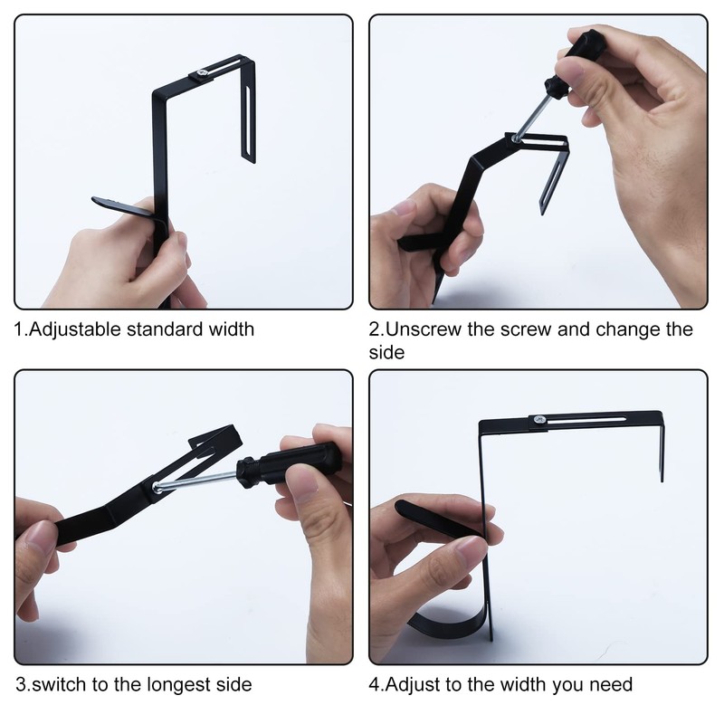 AIEX Adjustable Wardrobe Hooks, Door Hooks, Coat Hooks, Door Coat