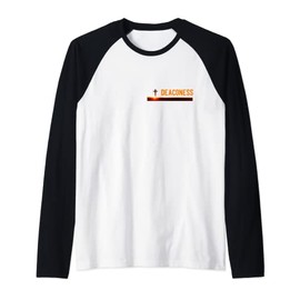 DEACONESS Uniform Shirt for Christians church Gift Women Raglan Baseball Tee