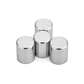WSays 4PCS CNC Aluminum Chrome Docking Point Hardware Magnet Cover Caps Compatible with Harley Sportster Softail Touring Dyna Models