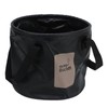 Camping Collapsible Bucket 10L Capacity Food Grade PVC Mesh Side